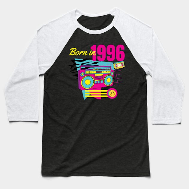 Born in 1996 Baseball T-Shirt by MarCreative